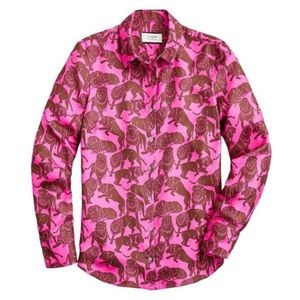 J.Crew collection silk shirt